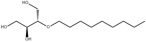 l-Threitol, 2-O-nonyl-,163776-15-6,结构式