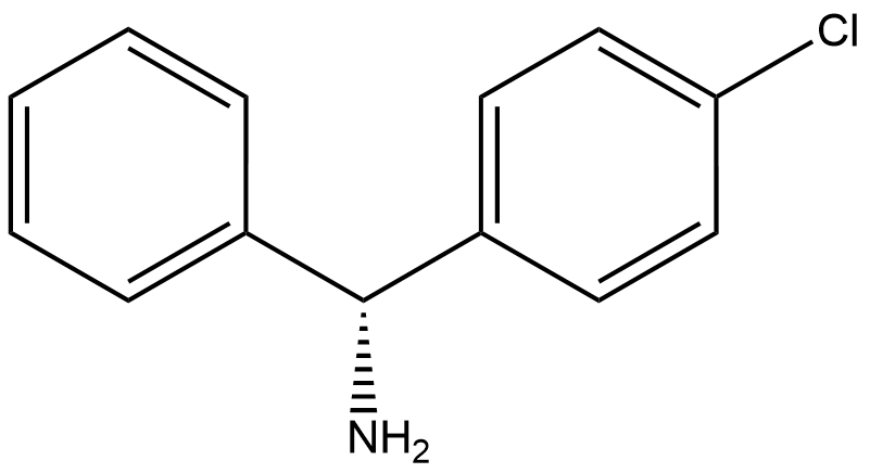 (-)-4-Chlorobenzhydrylamine Struktur