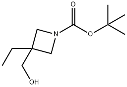 tert-butyl 3-ethyl-3-(hydroxymethyl)azetidine-1-carboxylate Structure