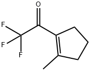 Ethanone, 2,2,2-trifluoro-1-(2-methyl-1-cyclopenten-1-yl)- (9CI) Structure