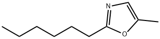 2-Hexyl-5-methyloxazole Struktur