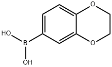苯并-1,4-二氧六环-6-硼酸, 164014-95-3, 结构式