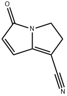 3H-Pyrrolizine-1-carbonitrile,2,5-dihydro-5-oxo-(9CI),164025-04-1,结构式