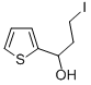 3-IODO-1-THIOPHEN-2-YL-PROPAN-1-OL 化学構造式