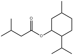 Menthyl isovalerate Struktur