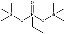 ビス(トリメチルシリル)=エチルホスホナート 化学構造式