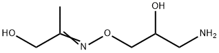 2-Propanone,  1-hydroxy-,  O-(3-amino-2-hydroxypropyl)oxime 化学構造式