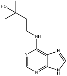 2-Methyl-4-(1H-purin-6-ylamino)-2-butanol 结构式