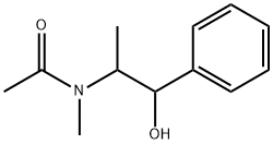 N-(β-Hydroxy-α-methylphenethyl)-N-methylacetamide 结构式