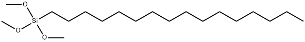 ヘキサデシルトリメトキシシラン 化学構造式