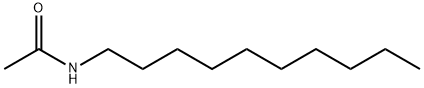 N-癸基乙酰胺 结构式