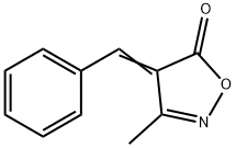 4-Benzylidene-3-methyl-2-isoxazoline-5-one Structure