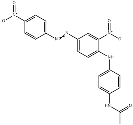 4'-[2-nitro-4-[(p-nitrophenyl)azo]anilino]acetanilide 结构式