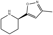 Piperidine, 2-(3-methyl-5-isoxazolyl)-, (R)- (9CI) Struktur