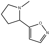 Isoxazole, 5-(1-methyl-2-pyrrolidinyl)- (9CI) Structure