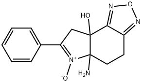 8aH-Pyrrolo[3,2-e]-2,1,3-benzoxadiazol-8a-ol,5a-amino-4,5,5a,8-tetrahydro-7-phenyl-,6-oxide(9CI)|