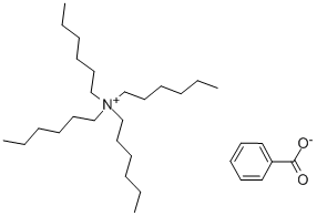 TETRAHEXYLAMMONIUM BENZOATE Struktur