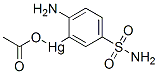 3-acetoxymercuri-4-aminobenzenesulfonamide Structure