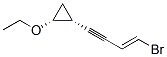 Cyclopropane, 1-(4-bromo-3-buten-1-ynyl)-2-ethoxy-, [1alpha(E),2ba]- (9CI) 化学構造式