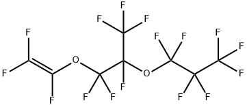 2-全氟丙氧基全氟丙基三氟乙烯基醚,1644-11-7,结构式