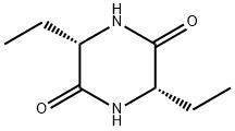 2,5-Piperazinedione,3,6-diethyl-,(3S-cis)-(9CI) Struktur