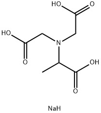 二羧甲基丙氨酸三钠,164462-16-2,结构式