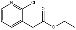 2-(2-氯吡啶-3-基)乙酸乙酯 结构式
