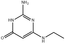 2-氨基-6-(乙氨基)嘧啶-4(3H)-酮 结构式