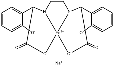 Sodium ferric EDDHA Struktur
