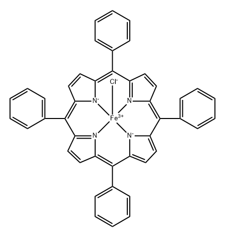 5,10,15,20-TETRAPHENYL-21H,23H-PORPHINE IRON(III) CHLORIDE Structure