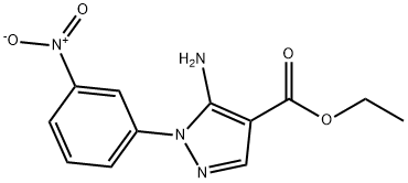 ETHYL 5-AMINO-1-(3-NITROPHENYL)PYRAZOLE-4-CARBOXYLATE