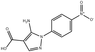 5-氨基-1-(4-硝基苯基)-1H-吡唑-4-羧酸,16459-38-4,结构式