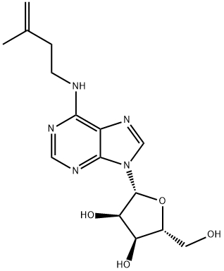 N-(3-Methyl-3-butenyl)adenosine Structure