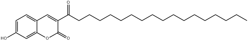 3-OCTADECANOYLUMBELLIFERONE Structure