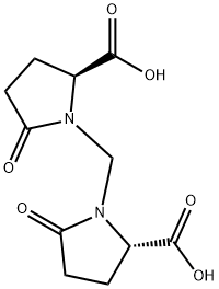 1,1'-メチレンビス(L-ピログルタミン酸) 化学構造式