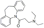 5-[3-(Diethylamino)-1-oxopropyl]-10,11-dihydro-5H-dibenz[b,f]azepine Struktur