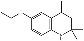 6-ethoxy-1,2,3,4-tetrahydro-2,2,4-trimethylquinoline Struktur
