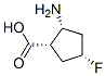 Cyclopentanecarboxylic acid, 2-amino-4-fluoro-, (1alpha,2alpha,4alpha)- (9CI) Structure