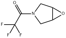 6-Oxa-3-azabicyclo[3.1.0]hexane, 3-(trifluoroacetyl)- (9CI) Struktur