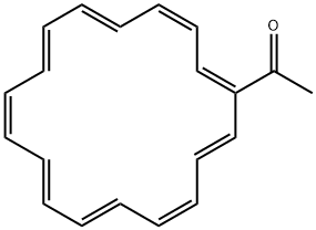 1,3,5,7,9,11,13,15,17-Cyclooctadecanonen-1-yl(methyl) ketone Struktur