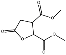 dimethyl tetrahydro-5-oxofuran-2,3-dicarboxylate  Struktur