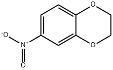 3,4-エチレンジオキシニトロベンゼン 化学構造式