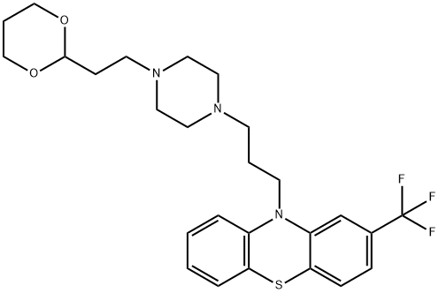 奥沙氟嗪, 16498-21-8, 结构式