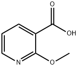 2-甲氧基烟酸, 16498-81-0, 结构式