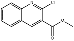 Methyl 2-chloro-3-quinolinecarboxylate Struktur