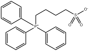 トリフェニル(4-スルホナトブチル)ホスホニウム 化学構造式
