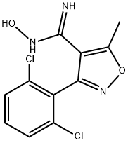 3-(2,6-Dichlorophenyl)-N'-hydroxy-5-methylisoxazole-4-carboximidamide Structure