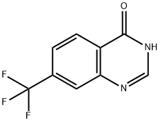 7-(トリフルオロメチル)キナゾリン-4(3H)-オン 化学構造式