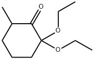 Cyclohexanone, 2,2-diethoxy-6-methyl- (9CI),165066-67-1,结构式