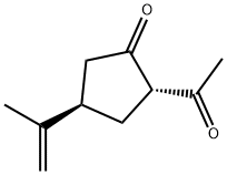 165067-79-8 Cyclopentanone, 2-acetyl-4-(1-methylethenyl)-, (2S-trans)- (9CI)